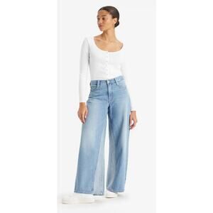 LEVI'S '94 Baggy Wide Leg Women's Jeans 26X31 Light wash 90's Slouchy Grunge